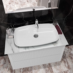 Opadiris Мебель для ванной Рубинно 90 Nova подвесная белая – фотография-6